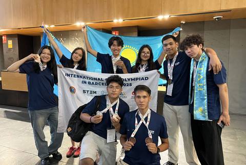 Судьи призеры International STEM Olympiad (2025) в Барселоне