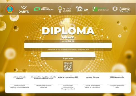 Шаблон Диплома Чемпиона